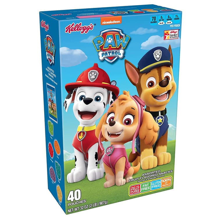 Kelloggs Paw Patrol Fruit Snacks