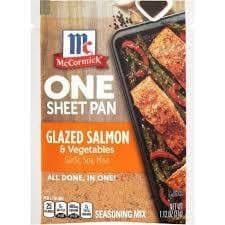 Mccormick Seasoning Mix Glazed Salmon & Vegetables