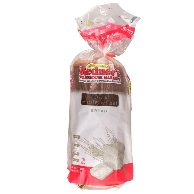 Redners 100% Whole Wheat Bread