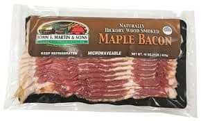 John F. Martin & Sons Gluten Free Old Fashioned Hickory Smoked Maple Bacon