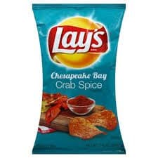 Lay'S, Potato Chips, Chesapeake Bay Crab Spice Flavored