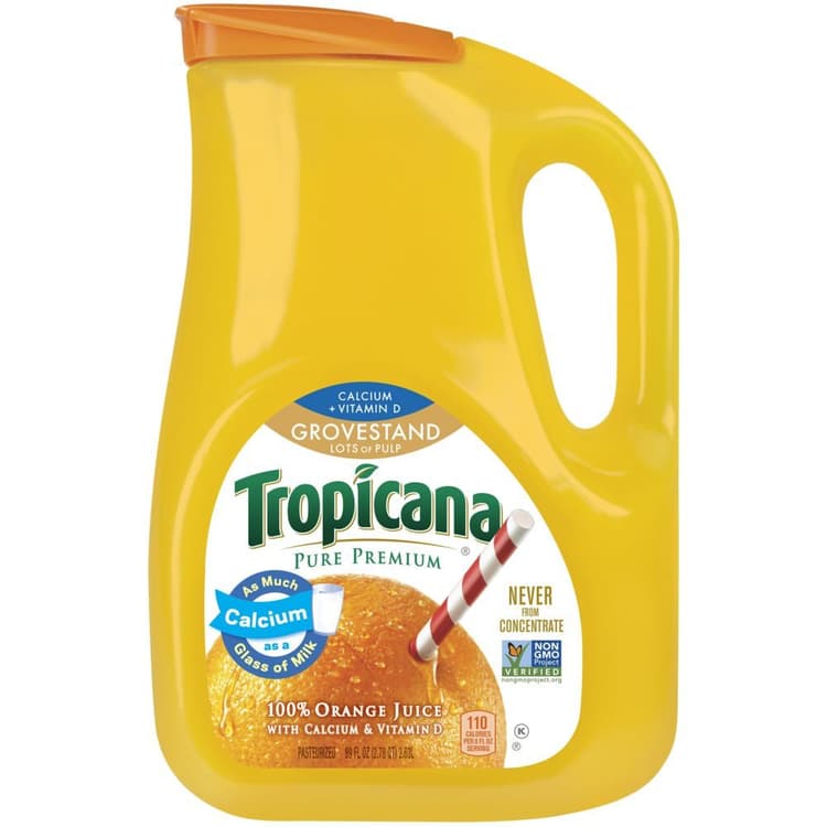Tropicana Pure Premium Grovestand Orange Jc W/Calcium