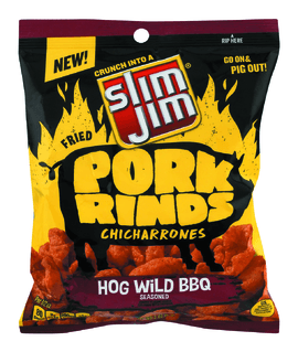 Slim Jim Hog Wild Bbq Pork Rinds