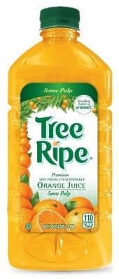 Tree Ripe Orange Juice With Pulp