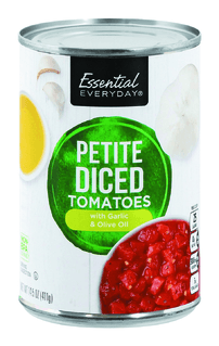 Essential Everyday Diced Tomatoes Garlic Olive  Oil