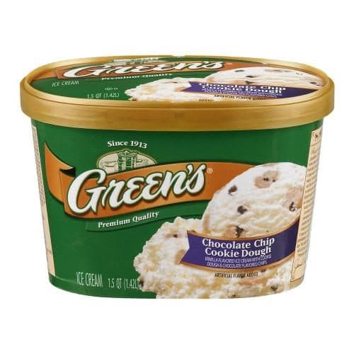 Greens Chocolate Chip Cookie Dough Ice Cream