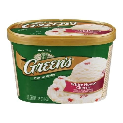Green Whitehouse Cherry Ice Cream