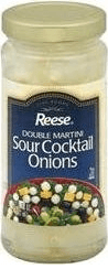 Reese Vegetables Double Martini Sour Cocktail Onions