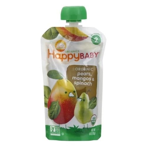 Happybaby Organic Pears, Mangos & Spinach