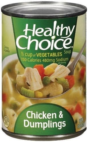 Healthy Choice Chicken & Dumplings Canned Soup