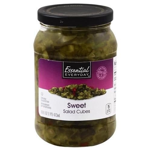 Essential Everyday Sweet Pickle Salad Cubes