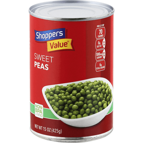 Shoppers Value Peas, Sweet