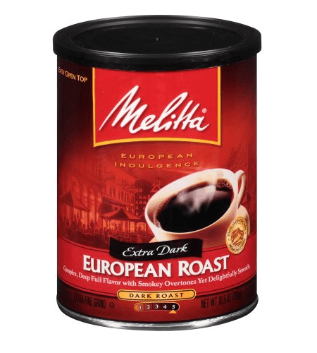 Melitta Extra Fine Ground European Roast Coffee
