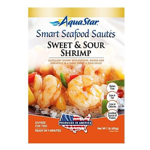 Aqua Star Smart Seafood Sautes Shrimp, Sweet & Sour