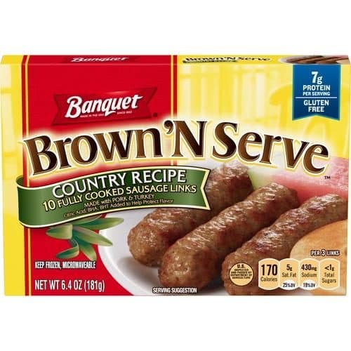 Banquet Brown And Serve Country Link