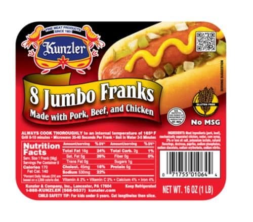 Kunzler Meat Franks