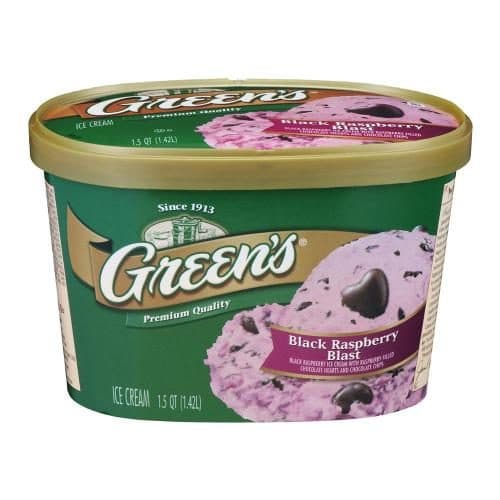 Greens Black Raspberry Ice Cre