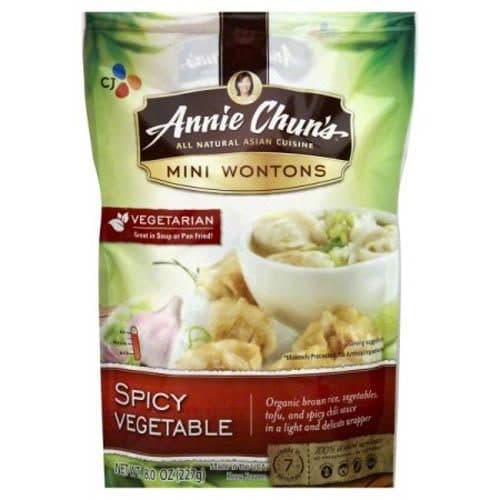 Annie Chuns Spicy Veggie Wontons