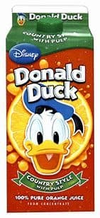Donald Duck Country Style Orange Juice