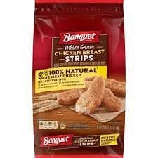 Banquet Chicken Breast Strips, Whole Grain