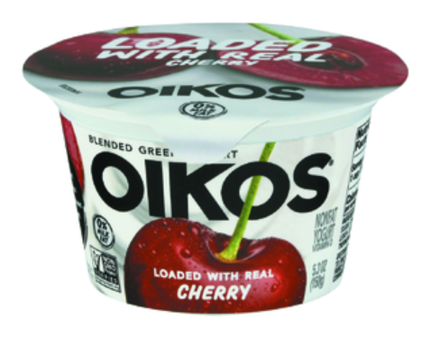 Is it Dairy Free? Oikos Dannon Core Cherry Nonfat Yogurt