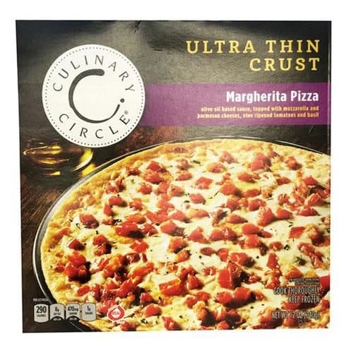 Culinary Circle Pizza, Ultra Thin Crust, Margherita