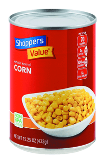Shoppers Value Corn, Whole Kernel