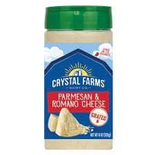 Crystal Farm Grated Parmesan Romano