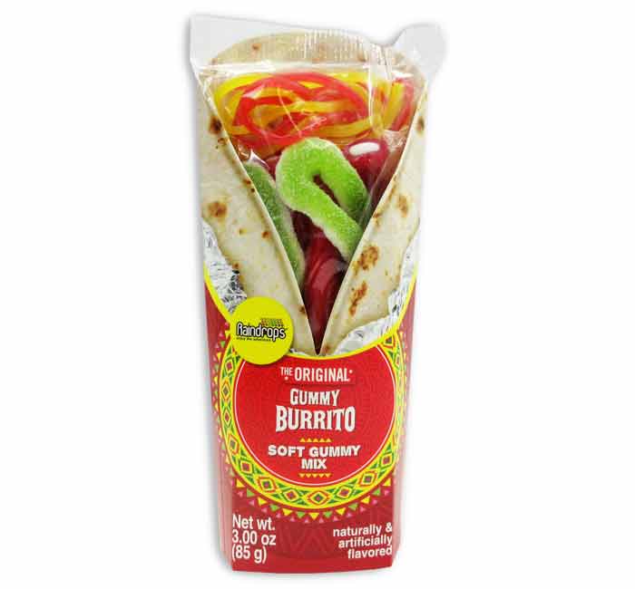 Raindrops The Original Gummy Burrito Soft Gummy Mix