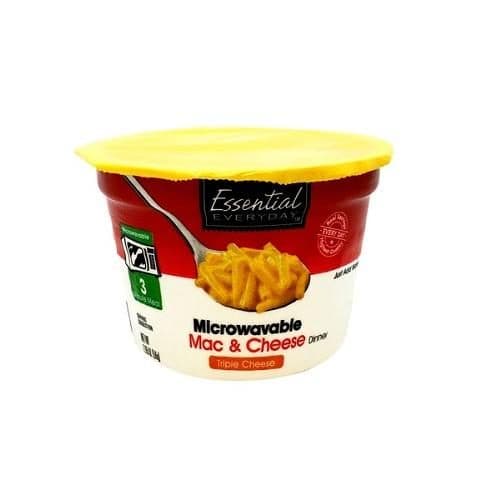 Essential Everyday Microwavable Triple Cheese Mac & Cheese Dinner
