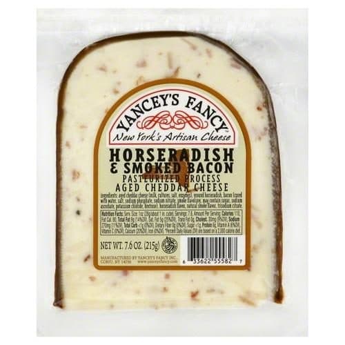 Yanceys Cheddar Smoked Bacon Horseradish