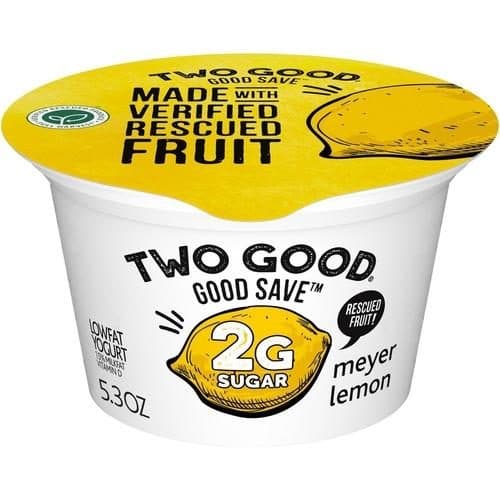 Is it Oats Free? Two Good Good Save Meyer Lemon Low Fat Lower Sugar Greek Yogurt