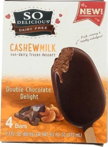 Is it Turmeric Free? So Delicious Ice Cream Bars Cashew Double Chocolate Delight
