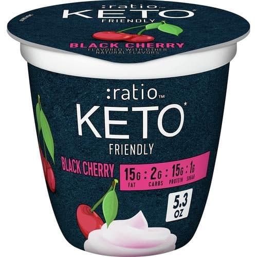 Ratio Keto Friendly Black Cherry Dairy Snack