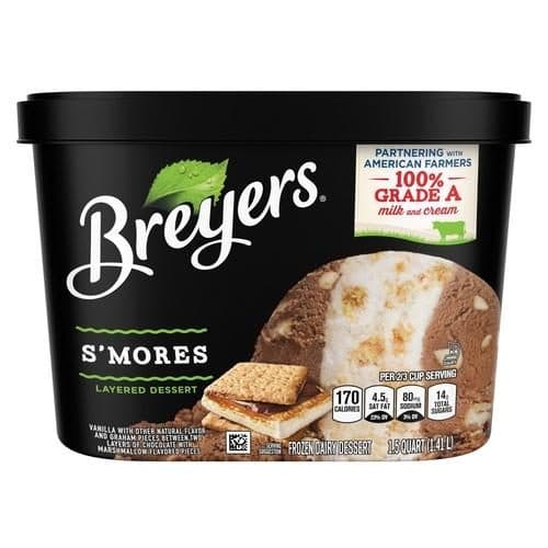 Breyers Layered Dessert  Dairy Dessert S'Mores