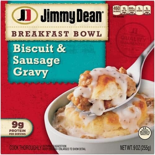 Is it Turmeric Free? Jimmy Dean Biscuit & Sausage Gravy Breakfast Bowl
