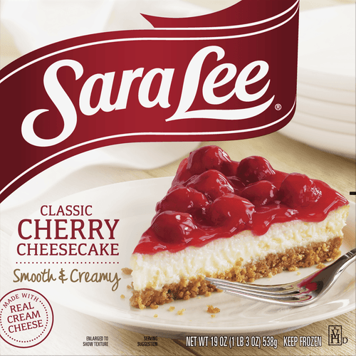 Sara Lee Cheesecake Original Cream Smooth & Creamy Cherry