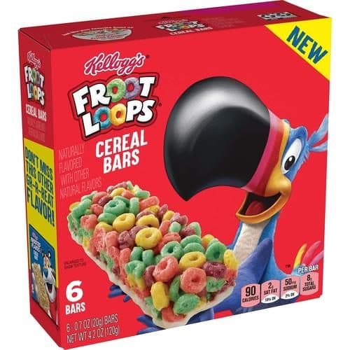 Is it MSG Free? Froot Loops Breakfast Cereal Bars Fruit Flavored Original
