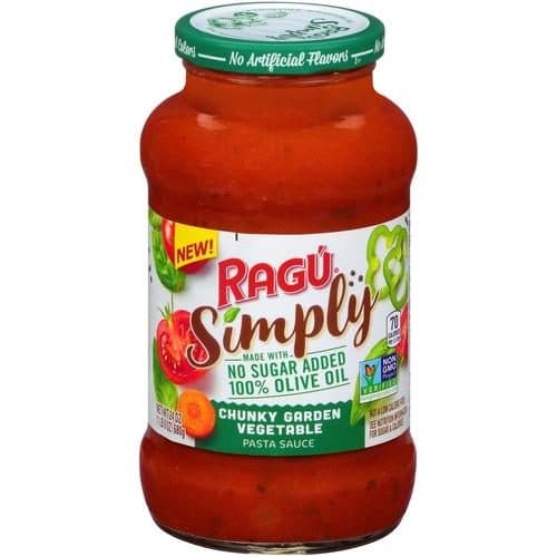 Is it Citrus Free? Ragu Simply Chunky Garden Vegetable Pasta Sauce