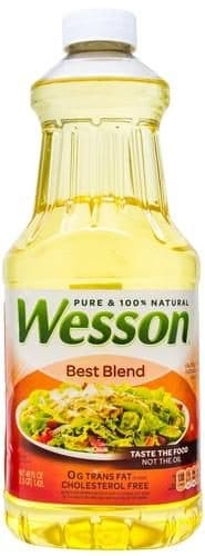 Wesson Best Blend Oil Vegetable Oil And Corn Oil