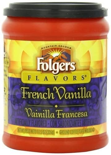Folgers Ground Coffee French Vanilla