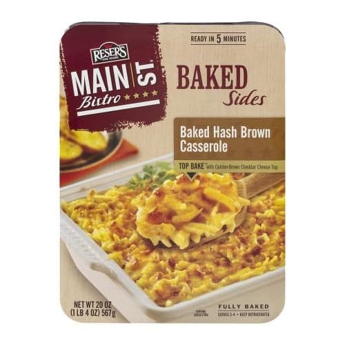 Resers Main Street Bistro Side Baked Hash Brown Casserole Baked