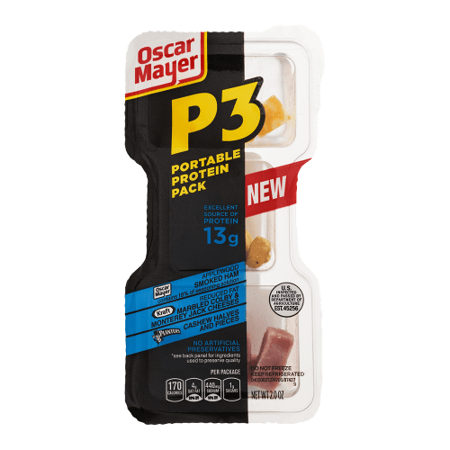 P3 Portable Protein Pack Ham Cashews Colby Jack Cheese For A Low Carb Lifestyle Tray