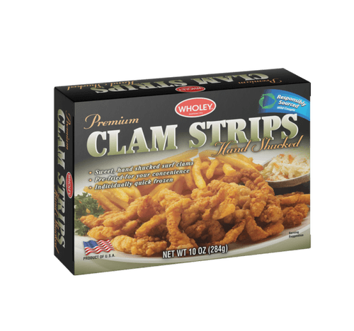 Wholey Clam Strips Crispy Pre Fried