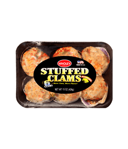 Wholey Stuffed Clams