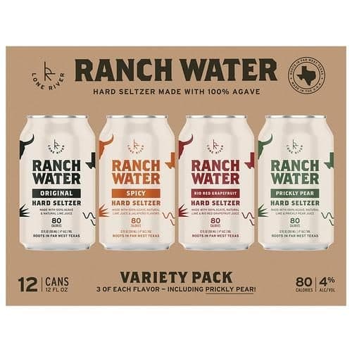 Lone River Ranch Water Hard Seltzer Variety Pack In Cans