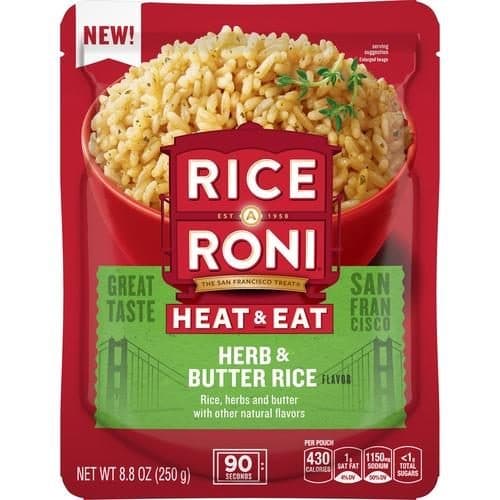 Rice-a-roni Heat & Eat Herb & Butter Rice Flavor