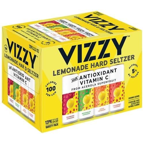 Vizzy Lemonade Variety Pack Hard Seltzer 5% Abv Cans