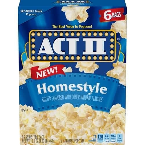 Act Ii Homestyle Microwave Popcorn