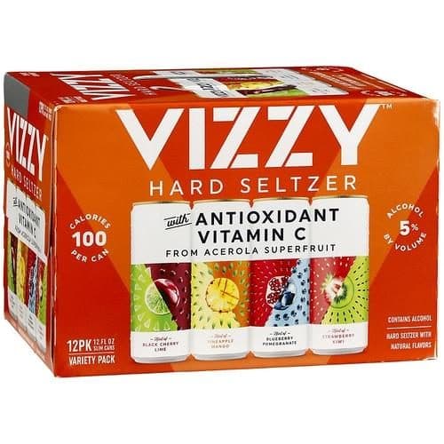 Vizzy Variety Pack Hard Seltzer 5% Abv Cans